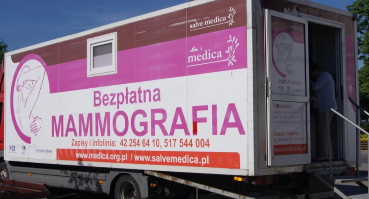Zapraszamy panie na - bezpieczną, bezbolesną i bezpłatną mammografię 