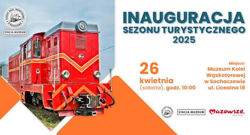 "Inauguracja sezonu turystycznego 2025" w Muzeum Kolei Wąskotorowej – zapraszamy!