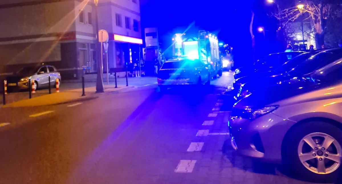 Wieczorna akcja strażaków w Urzędzie Skarbowym. Alarm okazał się fałszywy