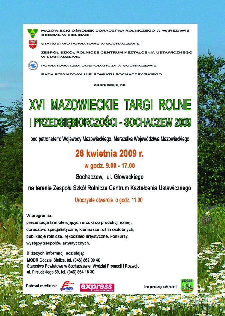 Już w niedzielę Targi Rolne i Przedsiębiorczości