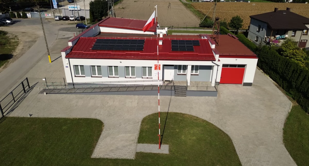 Sztandar na 150-lecie OSP Młodzieszyn