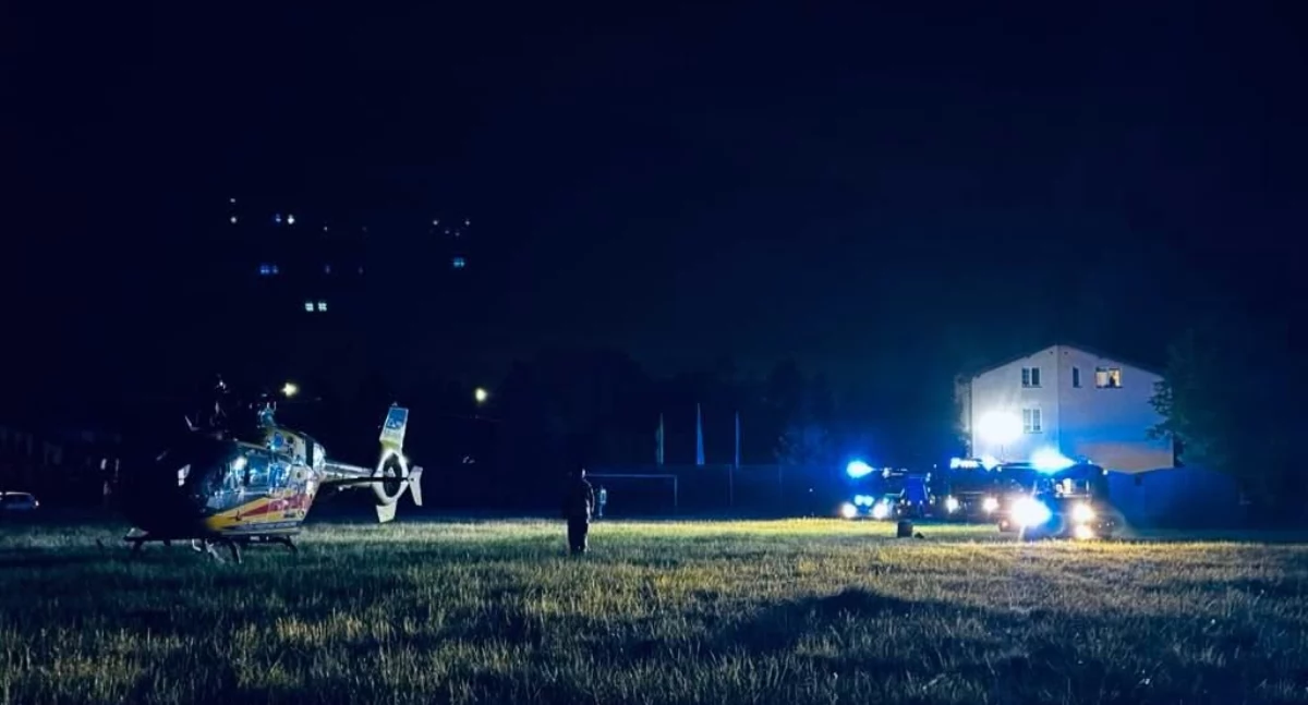 Groźny wypadek dziecka na hulajnodze w Gminie Teresin