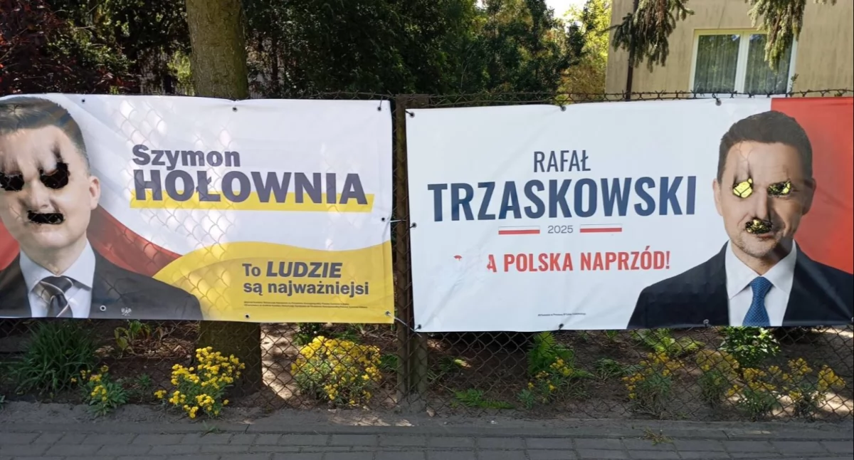 Kto niszczy plakaty wyborcze w Sochaczewie?