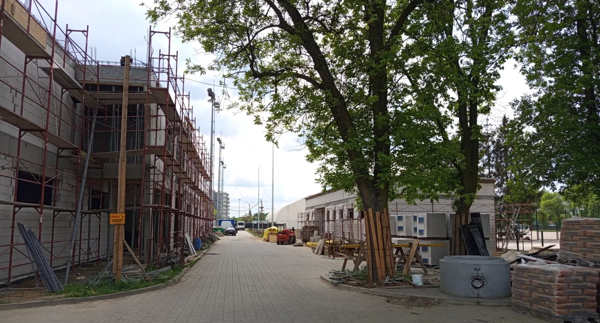 Przebudowa sochaczewskich stadionów zgodnie z planem?