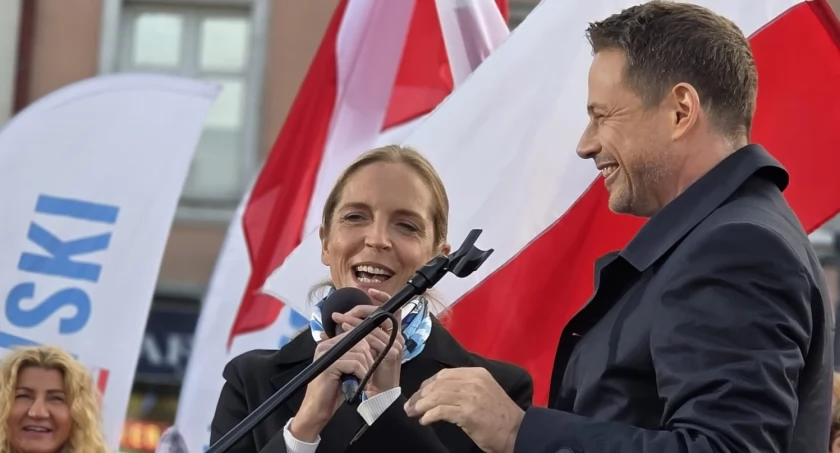 Rafał Trzaskowski w Skierniewicach, ostatni dzień kampanii