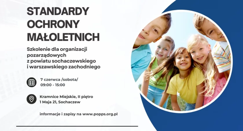 Zaproszenie na szkolenie - standardy ochrony małoletnich