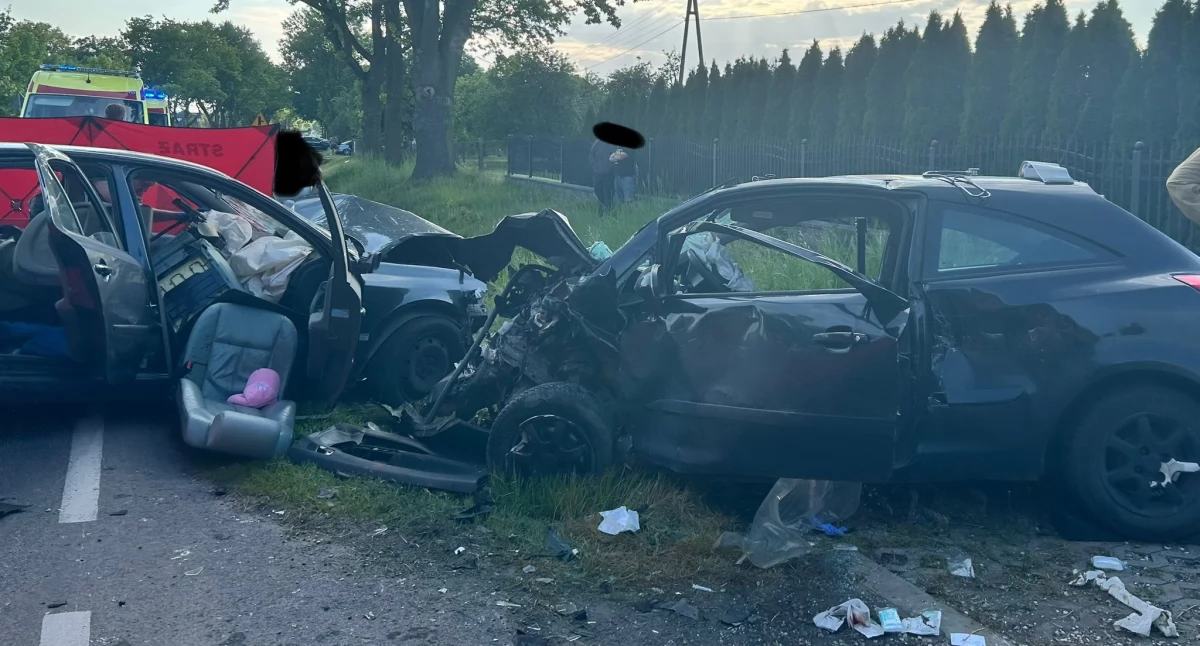 Tragiczny wypadek w Strzyżewie - jedna osoba nie żyje, dwie ranne