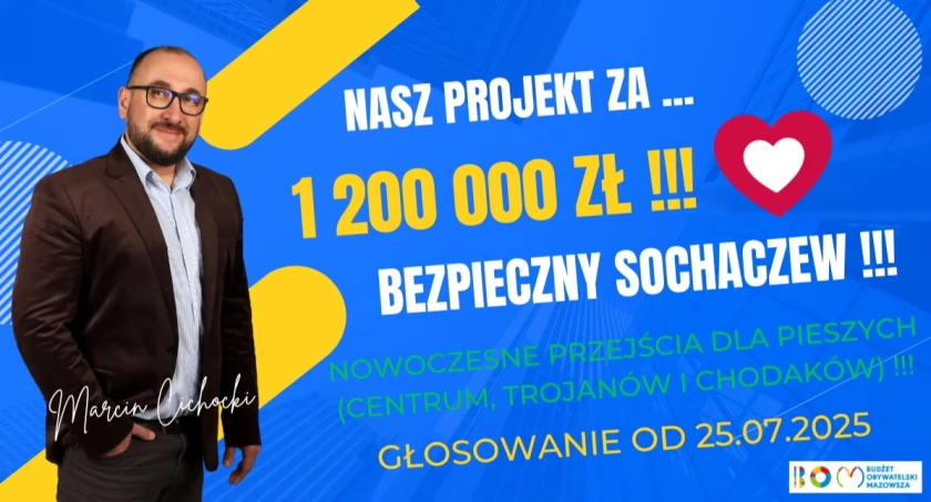 1,2 mln zł  na  bezpieczeństwo mieszkańców Sochaczewa