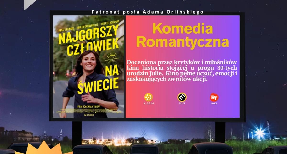 Plenerowe kino samochodowe w Gminie Sochaczew