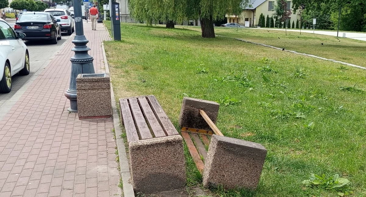Przewróciło się, niech leży — pozostałość po Dniach Sochaczewa