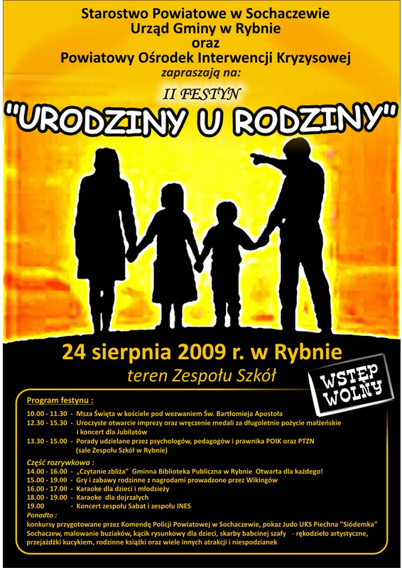 Urodziny u rodziny - zapraszamy
