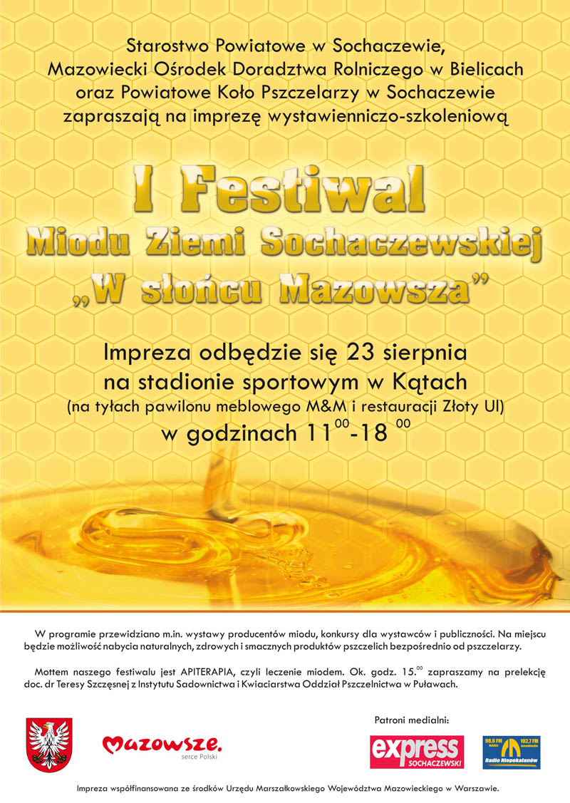 I Festiwal Miodu Ziemi Sochaczewskiej