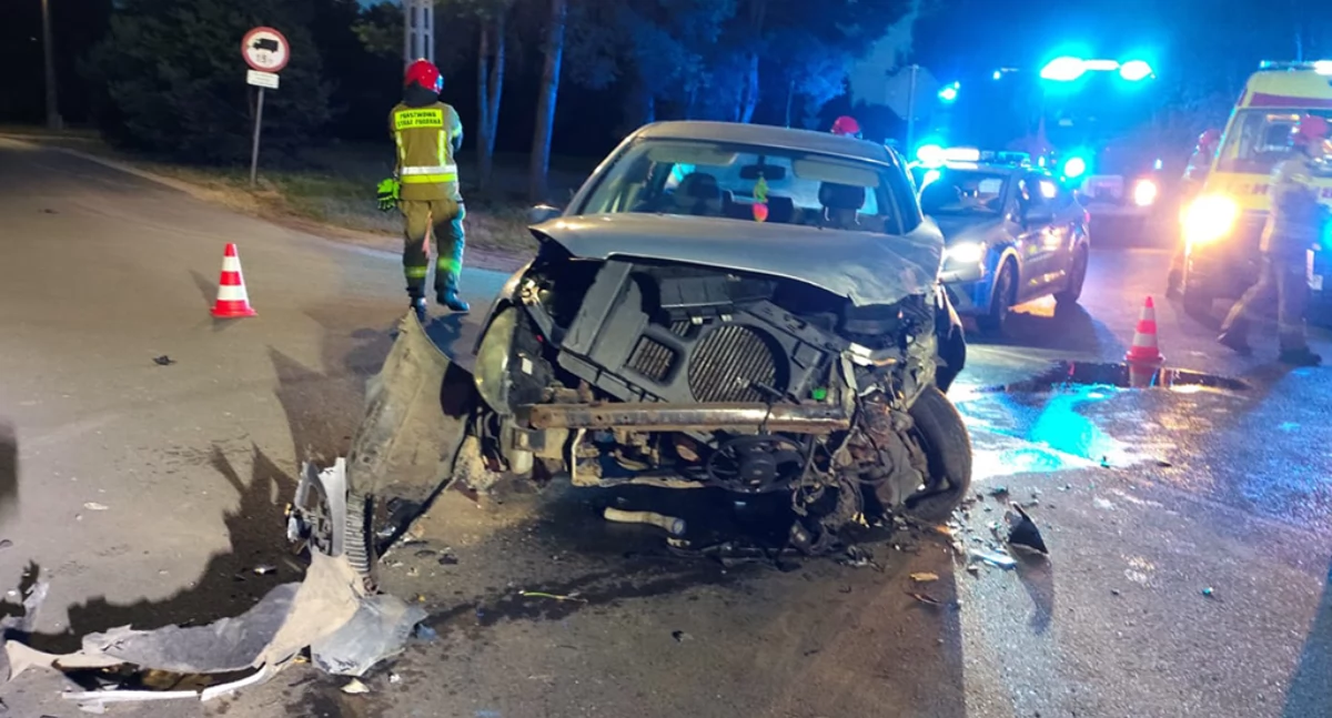 Wypadek w Juliopolu — jedna osoba ranna 