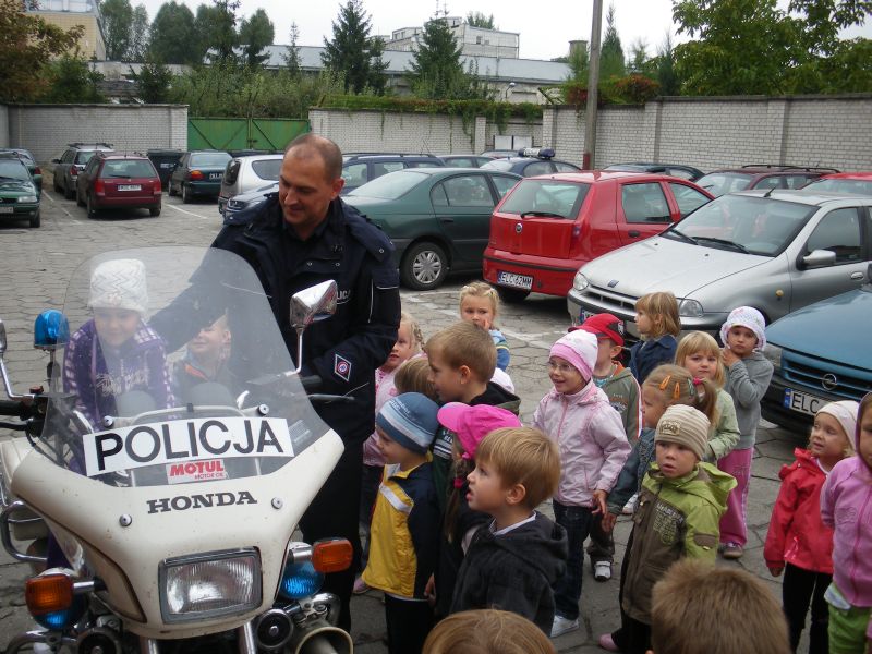 Przedszkolaki w KPP Sochaczew