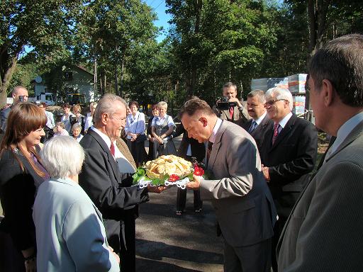 19 września 2009r. Wmurowanie Kamienia Węgielnego pod budowe nowej siedziby Domu Pomocy Społecznej w