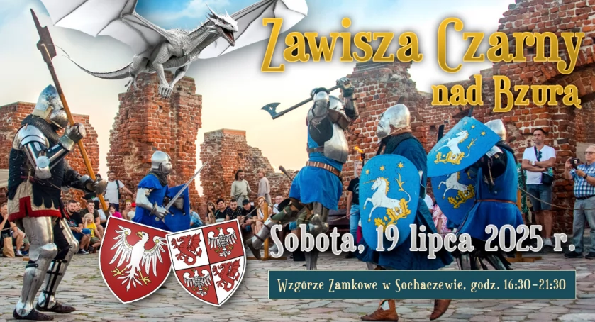 Zawisza Czarny nad Bzurą po raz piętnasty – koncert i rycerze na zamku