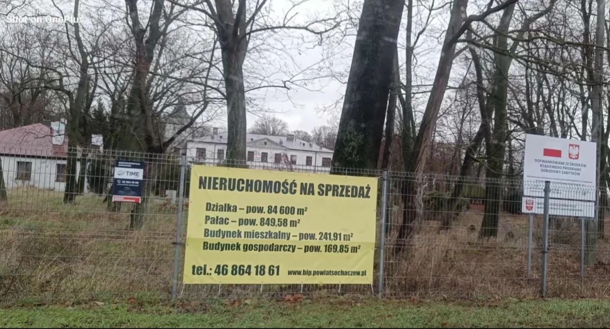 Pałac w Giżycach na sprzedaż — starostwo zaprasza na rokowania