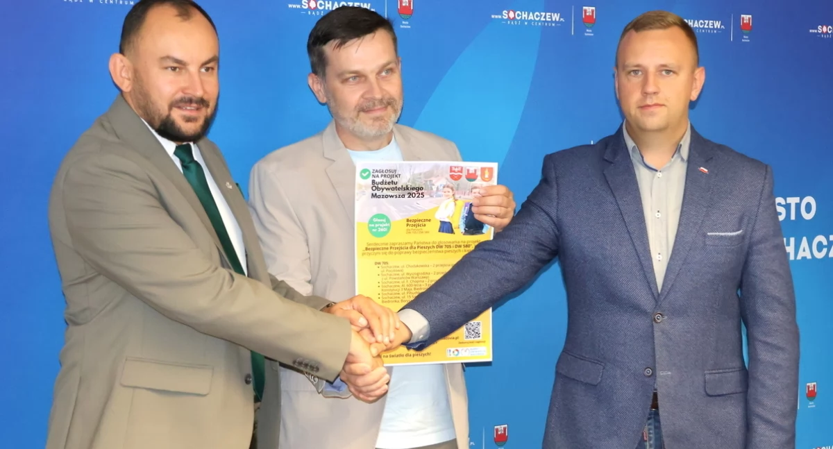 Łączą siły dla bezpieczeństwa mieszkańców — już tylko dwa projekty z Sochaczewa w Budżecie Obywatelskim Mazowsza 