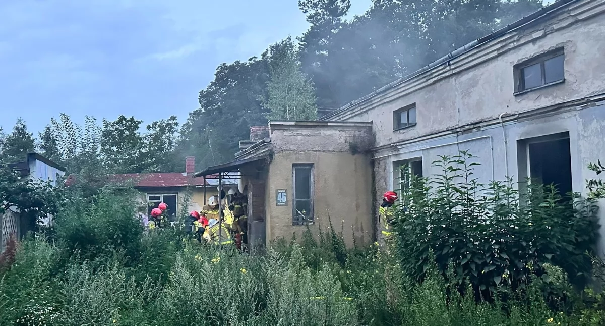 Pożar domu w Teresinie — jedna osoba  poszkodowana
