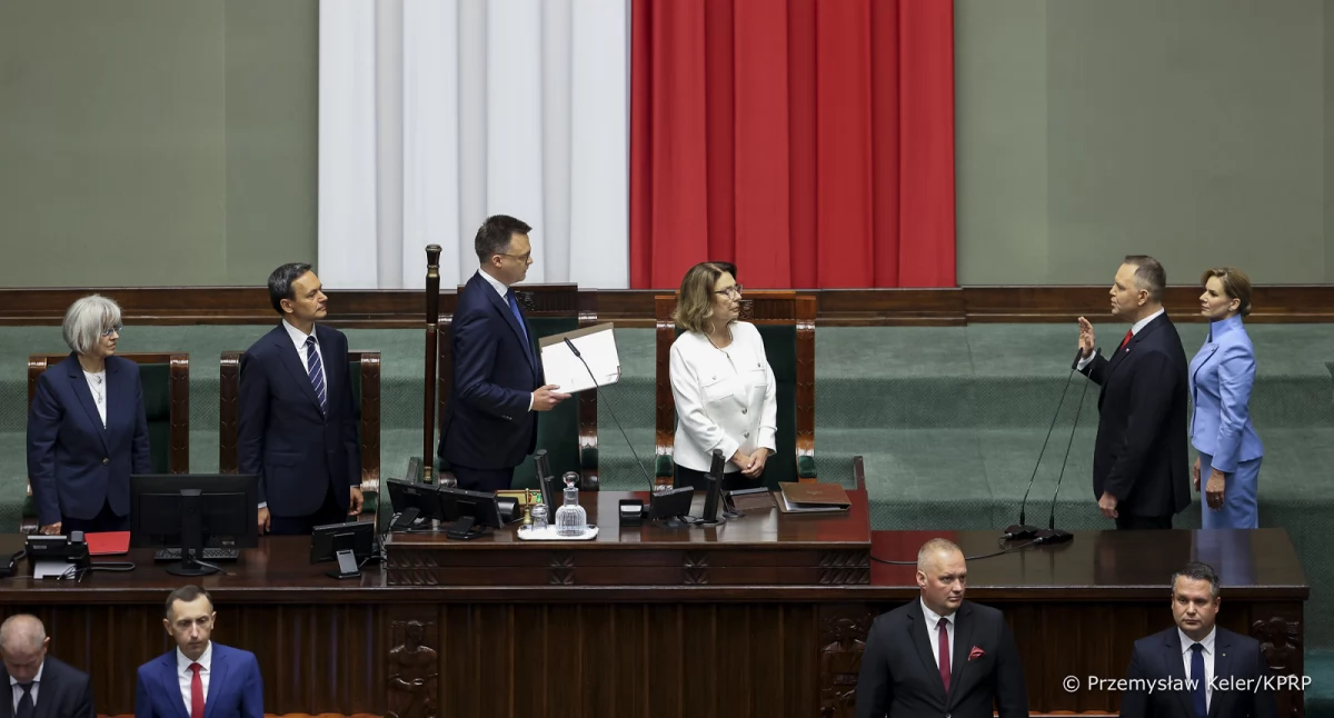 Karol Nawrocki zaprzysiężony na urząd Prezydenta RP 