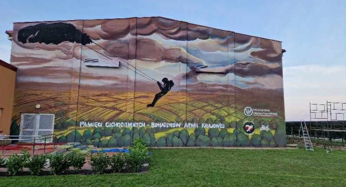 Niezwykły mural w Brzozowie Starym — w hołdzie bohaterom 