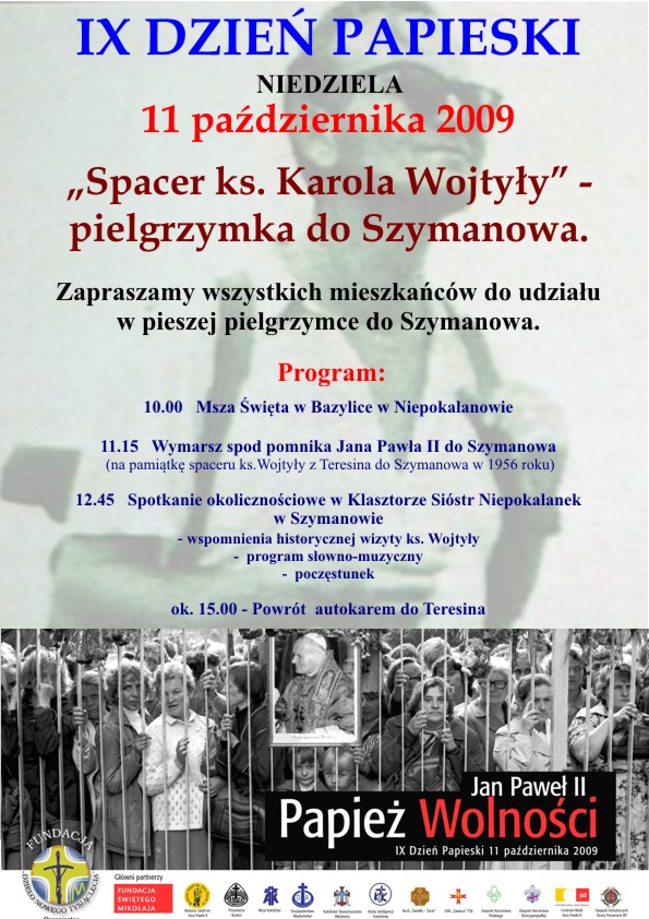 Spacer ks. Karola Wojtyły - dołącz do pielgrzymów