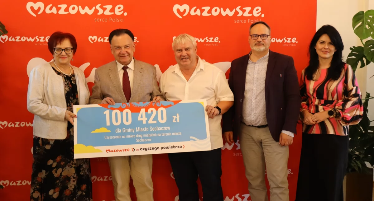 Kolejne wsparcie Mazowsza dla sochaczewski samorządów — umowy podpisane 