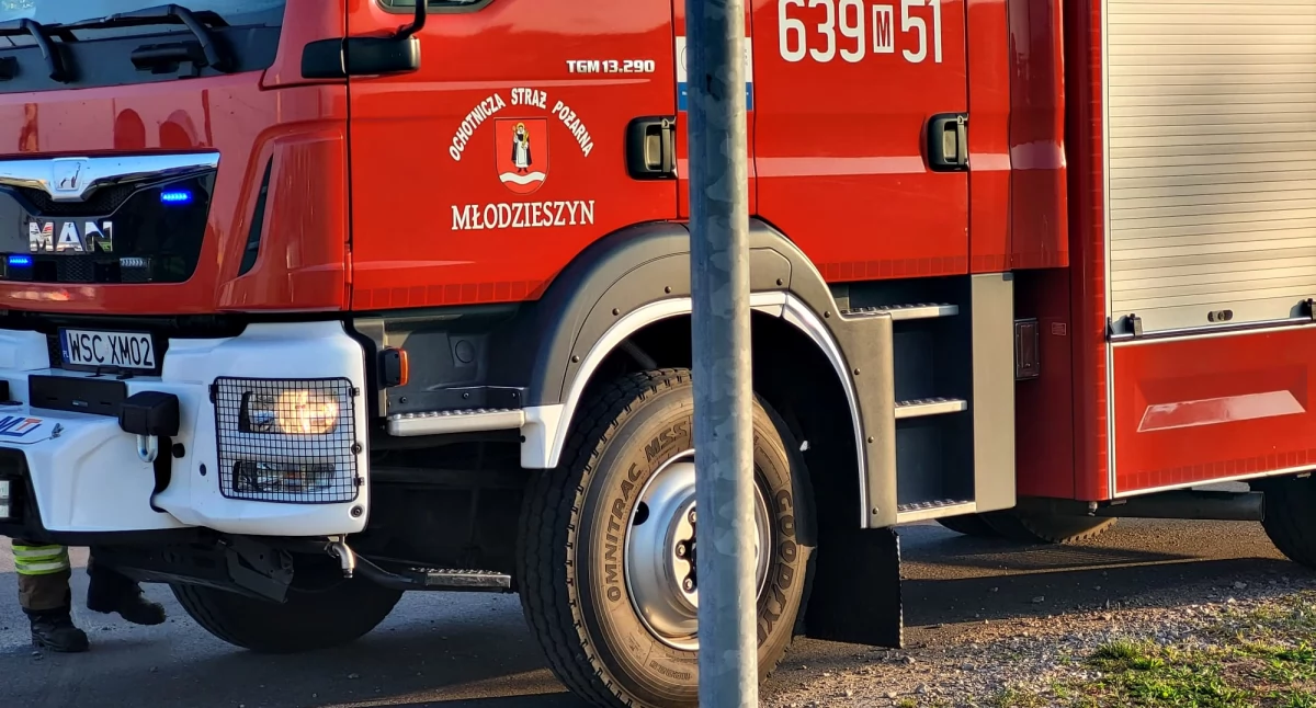 Kolejna kolizja w Młodzieszynie — ruch odbywa się wahadłowo