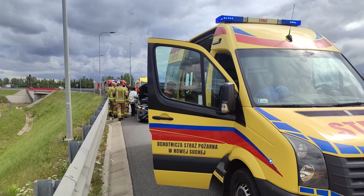 Strażacy z OSP Nowa Sucha interweniowali pod Częstochową