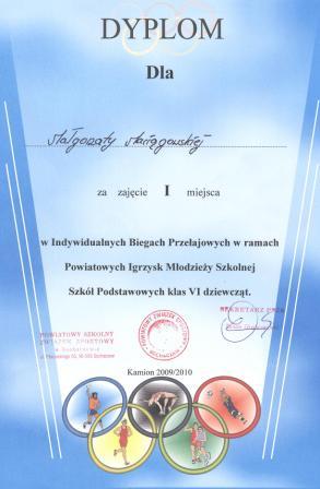 Mistrzostwa Powiatu w Indywidualnych Biegach Przełajowych 2009