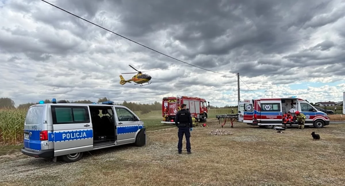 Tragedia na torach w Sochaczewie — mężczyzna wpadł pod pociąg