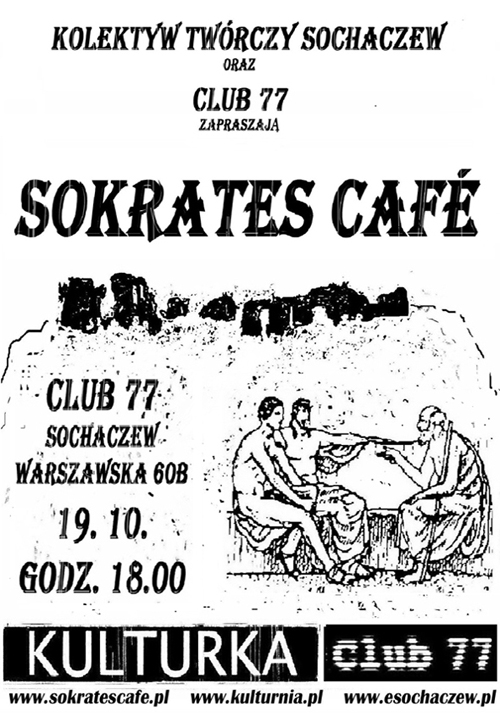 Sokrates Café - zapraszamy na spotkanie