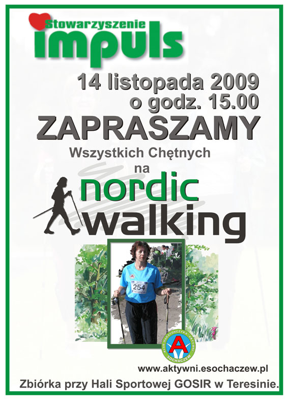 Nordic walking - pierwsze spotkanie
