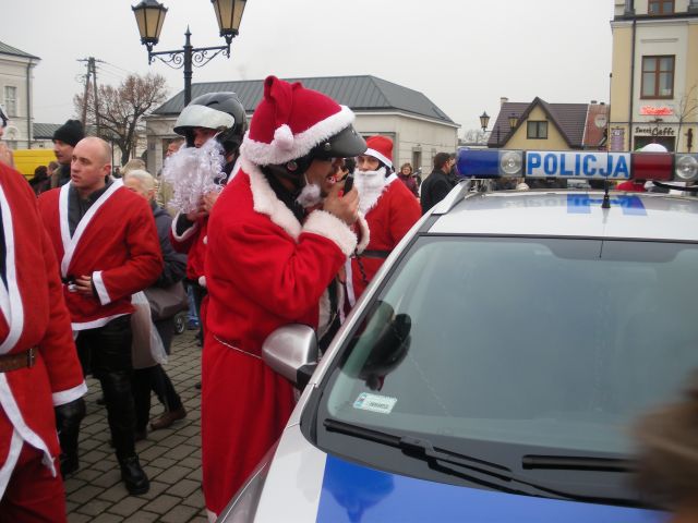 Mikołaje na motorach