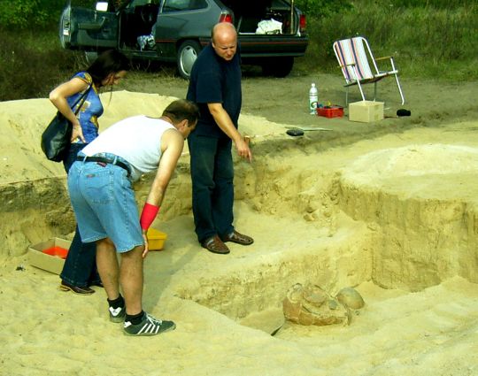 Wykopaliska archeologiczne w Chodakowie