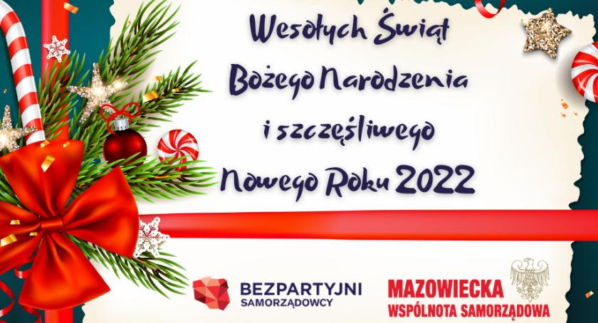 Życzenia od Mazowieckiej Wspólnoty Samorządowej