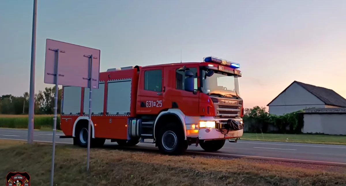Wypadek drogowy na DK50 w Młodzieszynie