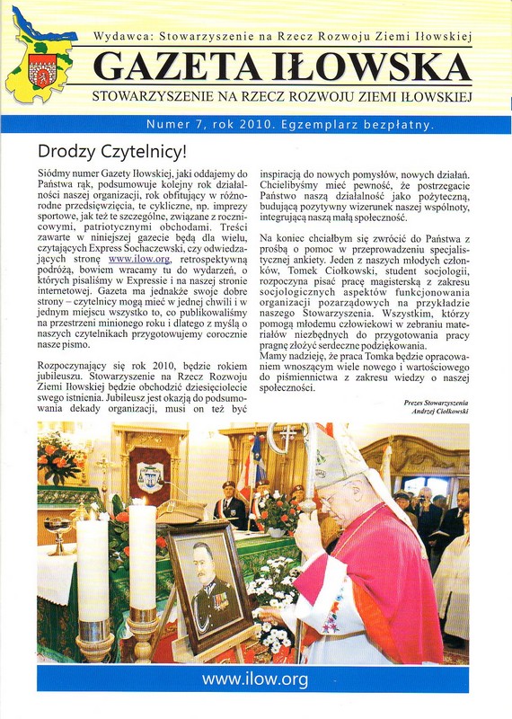 Siódmy numer Gazety Iłowskiej.