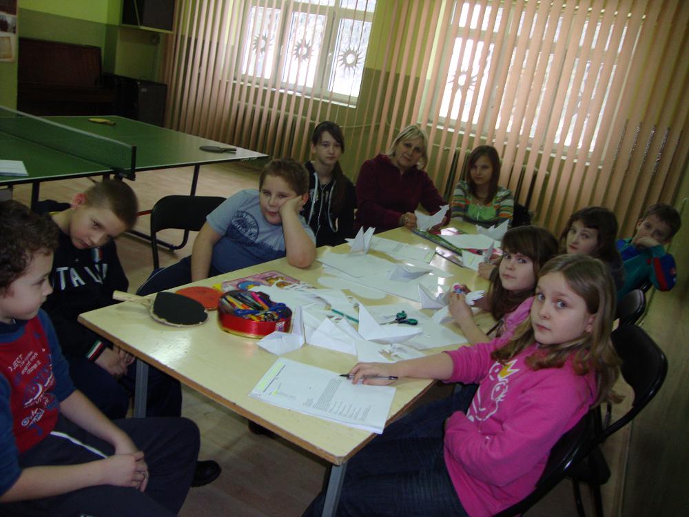 Program feryjny w Gminnym Osrodku Kultury Sporti u Rekreacji w Młodzieszynie