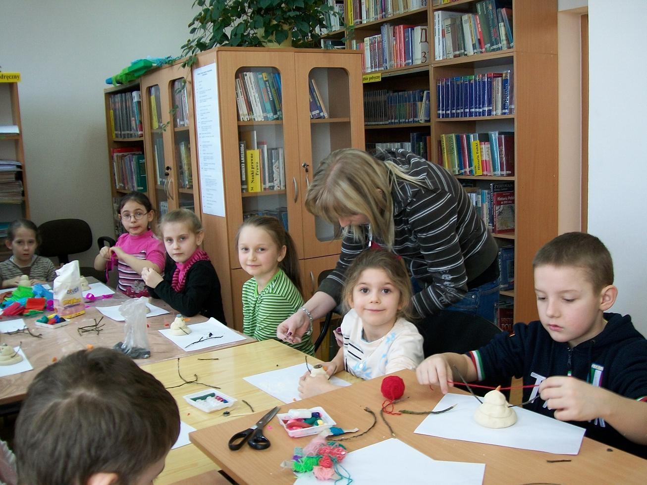 Ferie zimowe w Bibliotece w Młodzieszynie