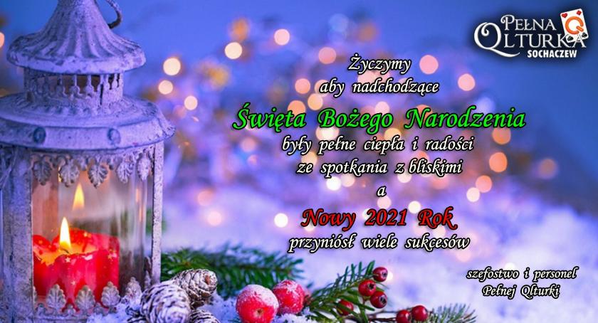 Życzenia  BOŻONARODZENIOWE - Pub Pełna Qlturka Sochaczew