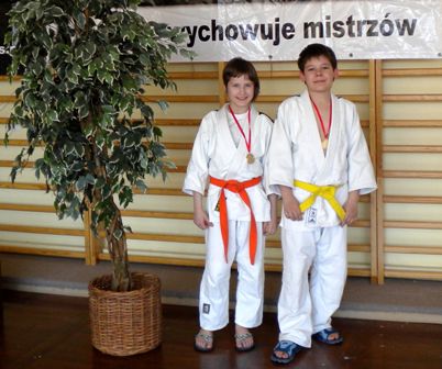 Zosia i Kuba w czołówce rankingu małej ligi judo