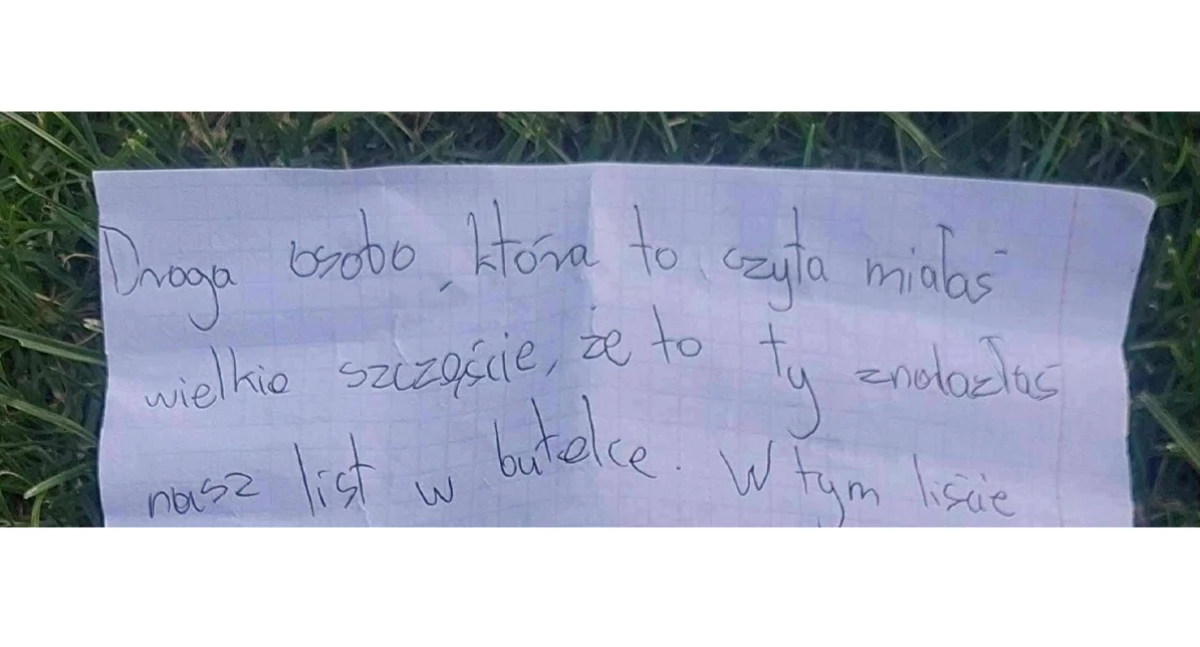 Niezwykły list odnaleziony w Utracie