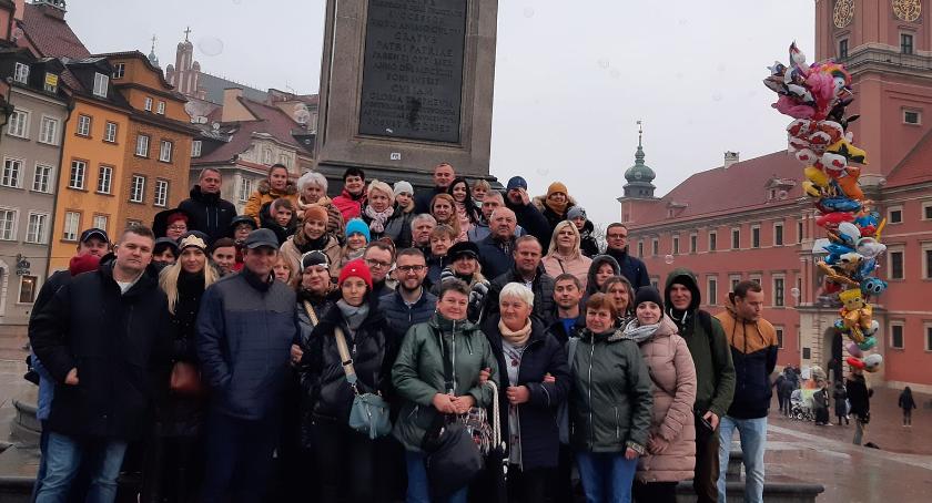 Mieszkańcy gminy Rybno zadowoleni z wycieczki do Warszawy