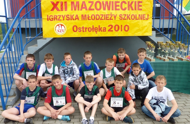 XII Mazowieckie Igrzyska Młodzieży Szkolnej w Sztafetowych Biegach Przełajowych