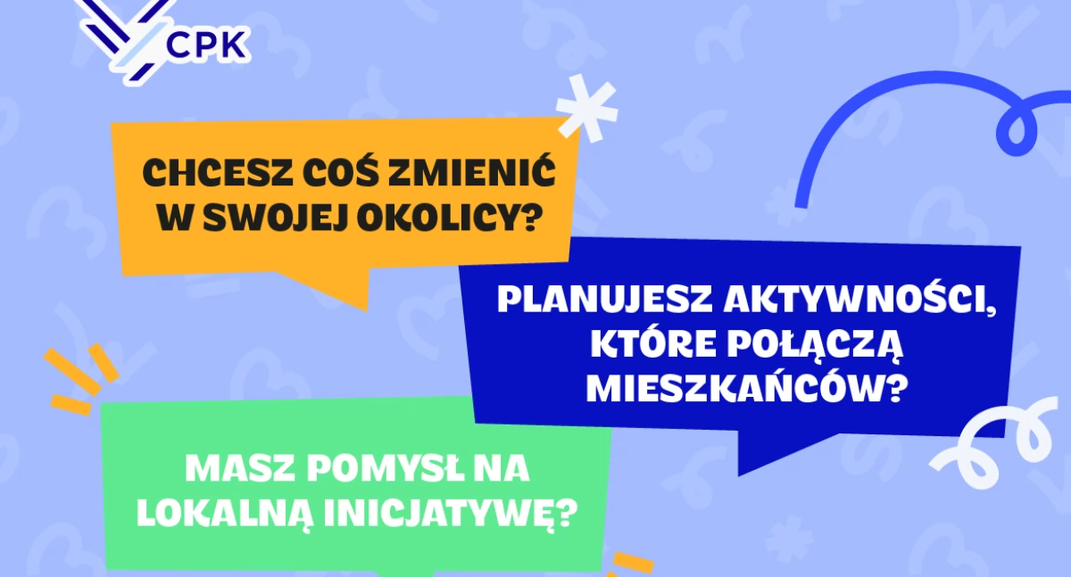 CPK wspiera lokalne inicjatywy w sąsiedztwie inwestycji 