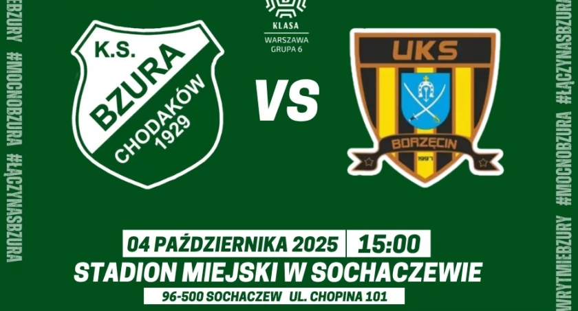 Kolejny mecz Bzury Chodaków przy ul. Chopina 101