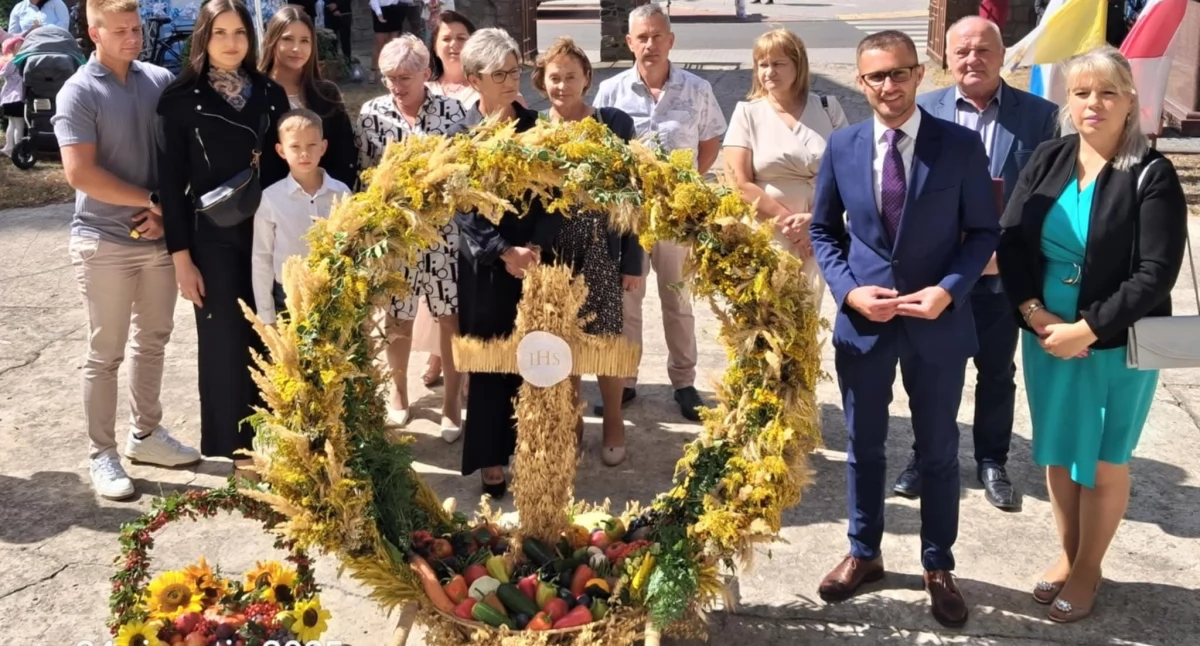 Podziękowania Wójta Gminy Rybno Damiana Jaworskiego za organizację i reprezentację podczas dożynek