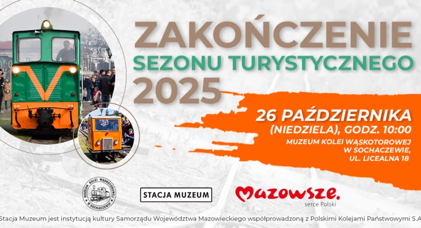 Wyjątkowe zakończenie sezonu turystycznego w Muzeum Kolei Wąskotorowej – zapraszamy!
