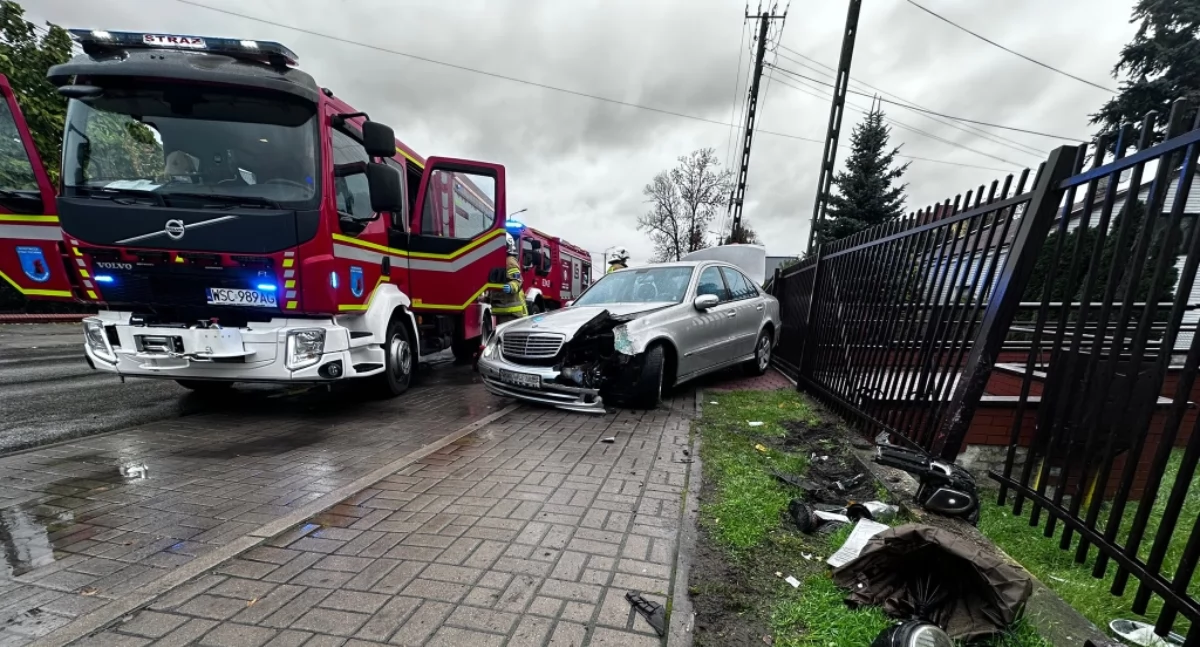 Potrącona na chodniku — wypadek w Teresinie